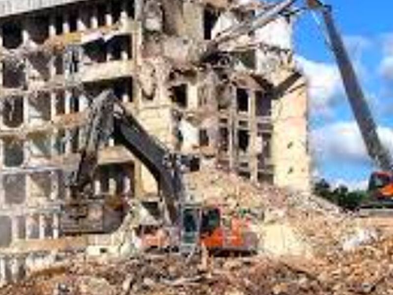 Demolición estructuras Grumesa Mexicali