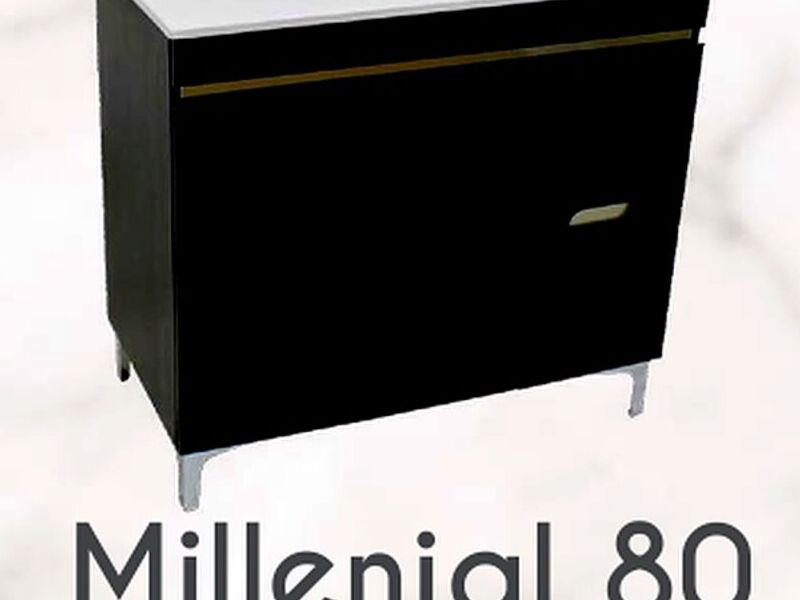 Mueble Baño Millenial Negro 80 México