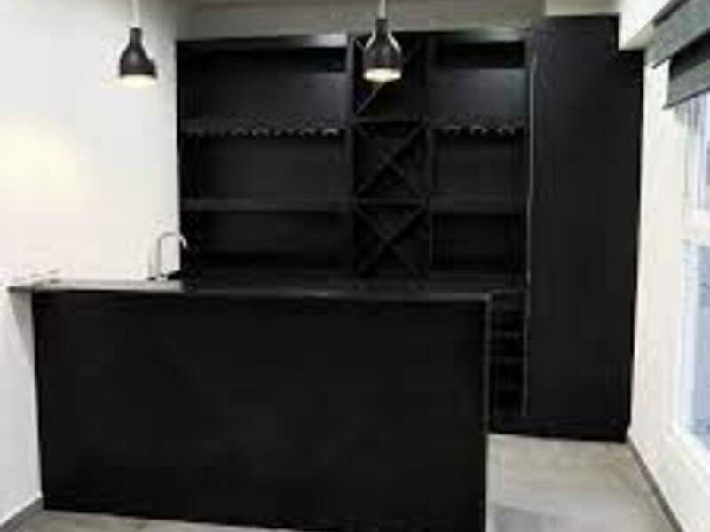 Puerta MDF negra Mexico