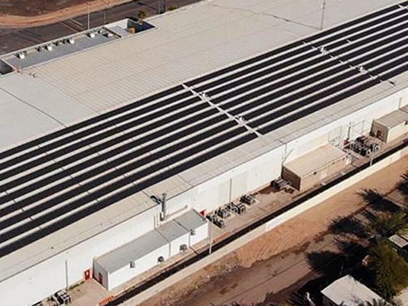 Instalación panel solar 500 kw Mexicali