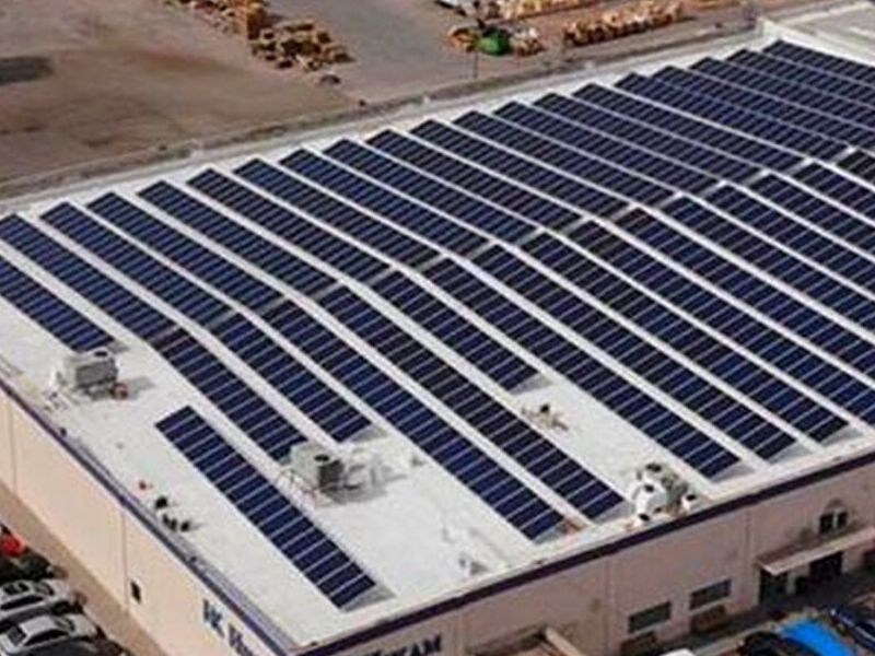 Instalación panel solar comercial Mexicali