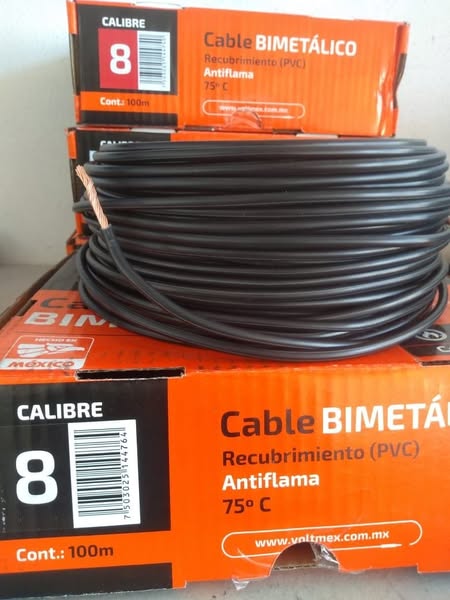Cable bimetálico esléctrico uso rudo