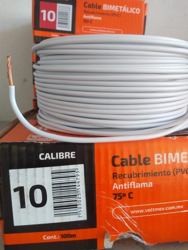 Cable bimetal recubrimiento PVC Antiflama
