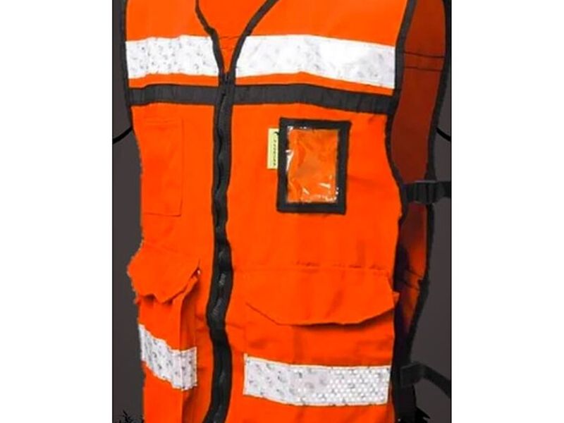Chalecos seguridad naranja México
