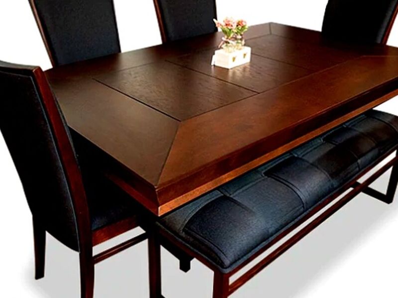 Comedor Creta 4 Sillas 1 Banca Delhi México