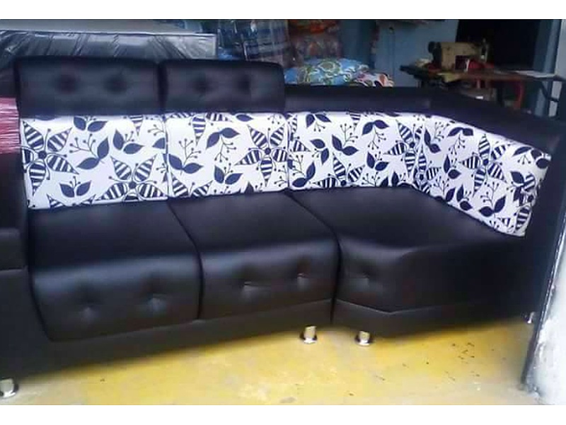 Sofa Tapizado Cuerina Negra México
