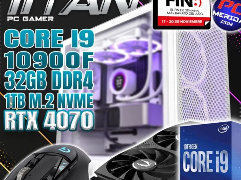 PC Gamer Titan Silver Mexico
