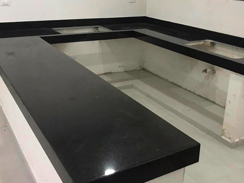 Mesón mármol negro México