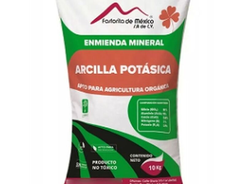 Arcilla Potásica Orgánica México
