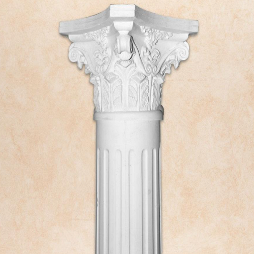 Diseño Moldura Columna Yeso México