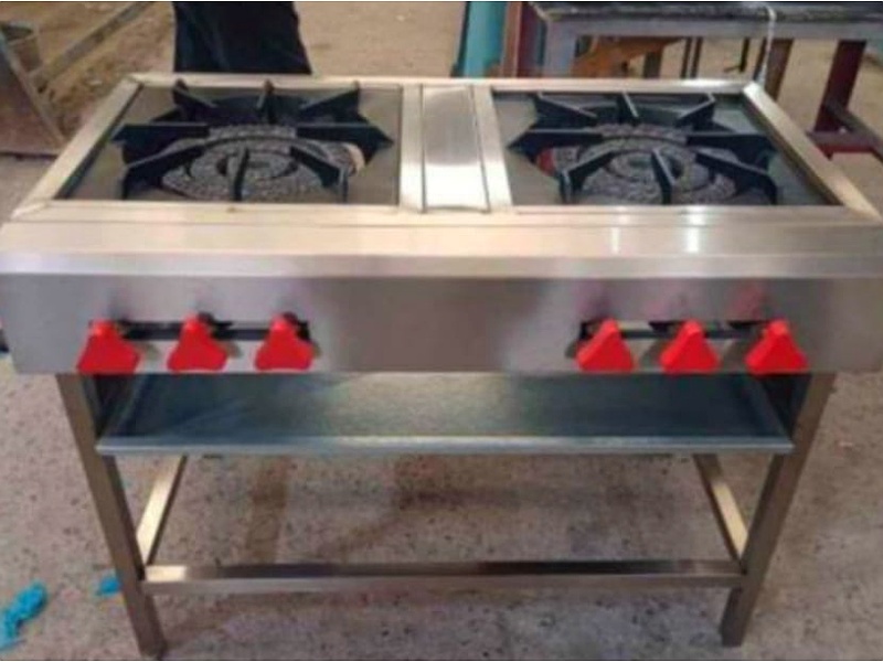 ESTUFON DOBLE (ALTA PRECION) LINEA ACERO INOXIDABLE MEXICO