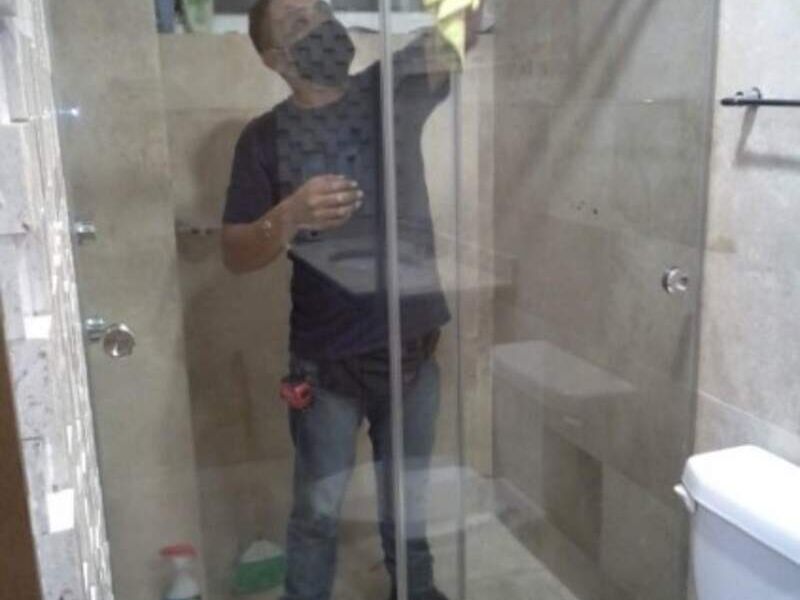 Cancel de baño doble corredizo Jiquipilco