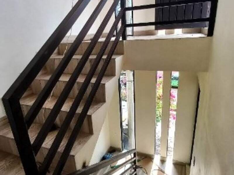 Barandal aluminio negro Tejupilco