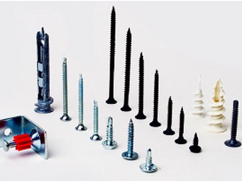 Tornillos y Taquetes para Paneles de Yeso
