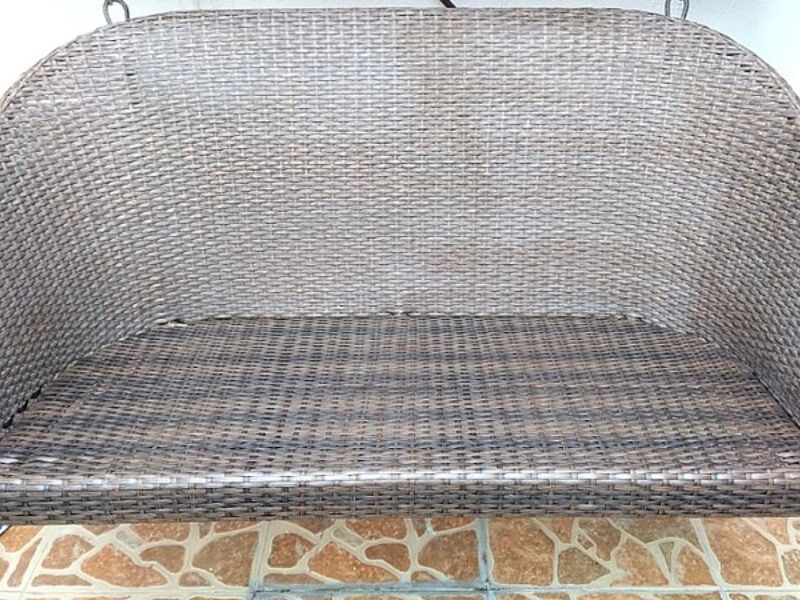 Restauracion silla columpio Monterrey