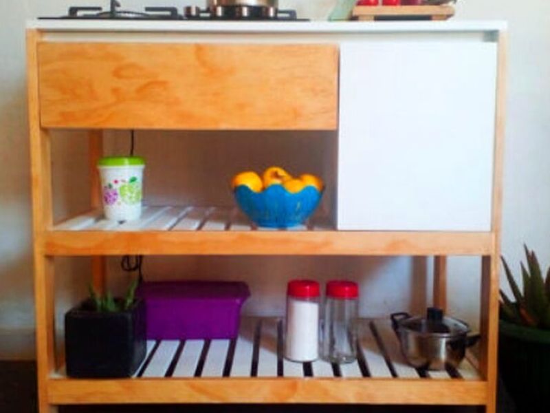 Mesa cocina parrilla de gas México