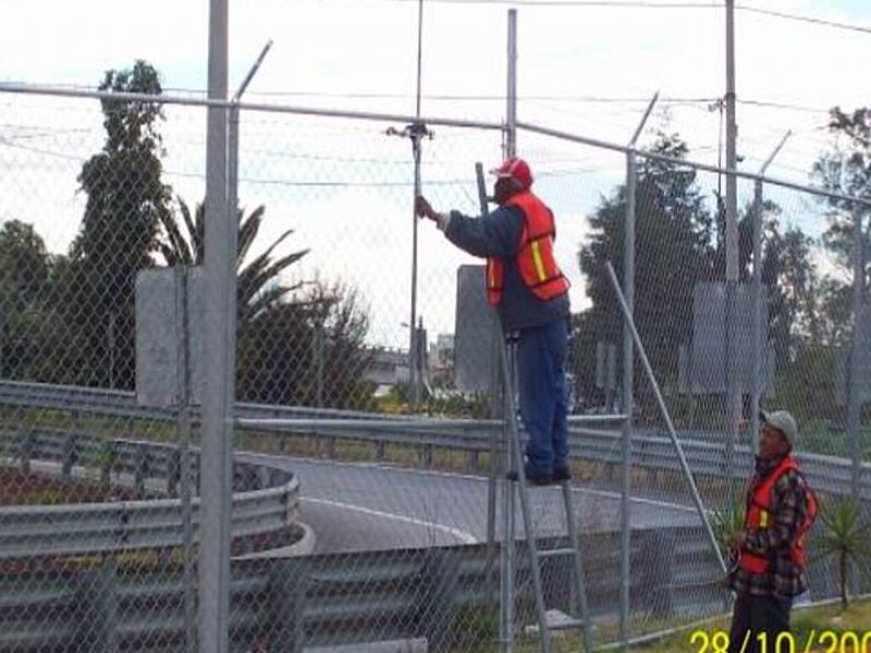 Instalacion malla ciclon Guadalajara