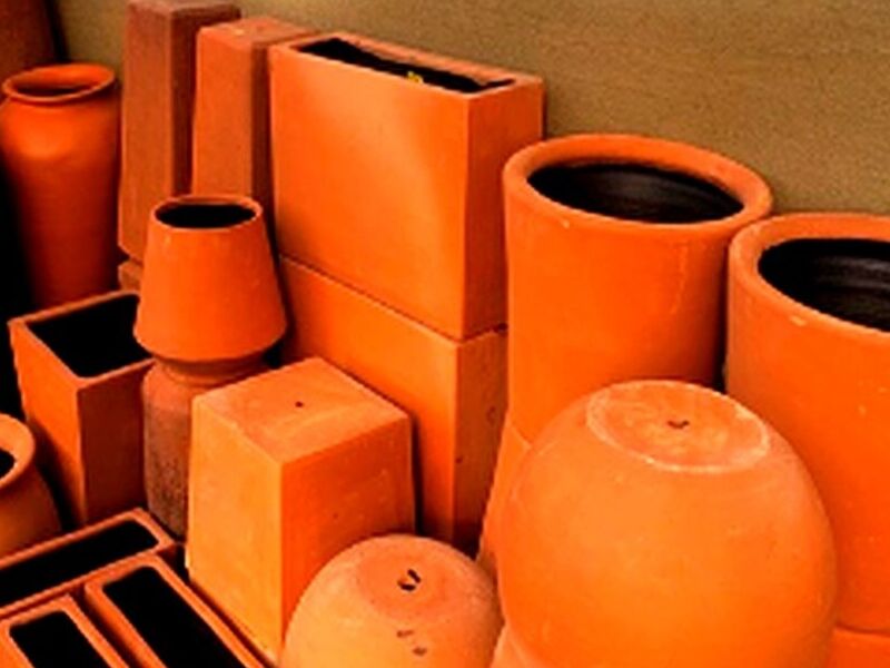 Macetas de barro Mérida