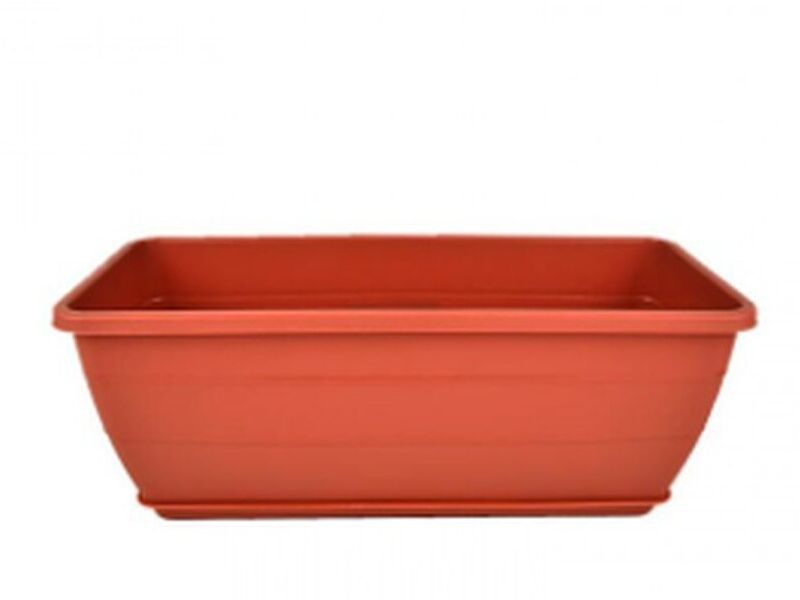 Maceta rectangular Tampico