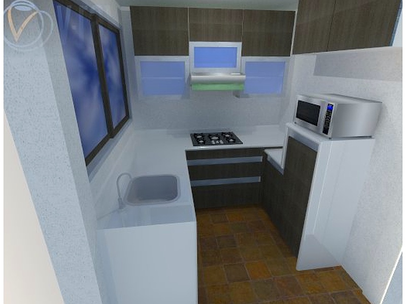 Cocina Minimalista Estilo Urbano México