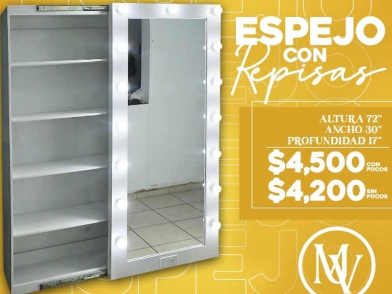Espejo Repisas México