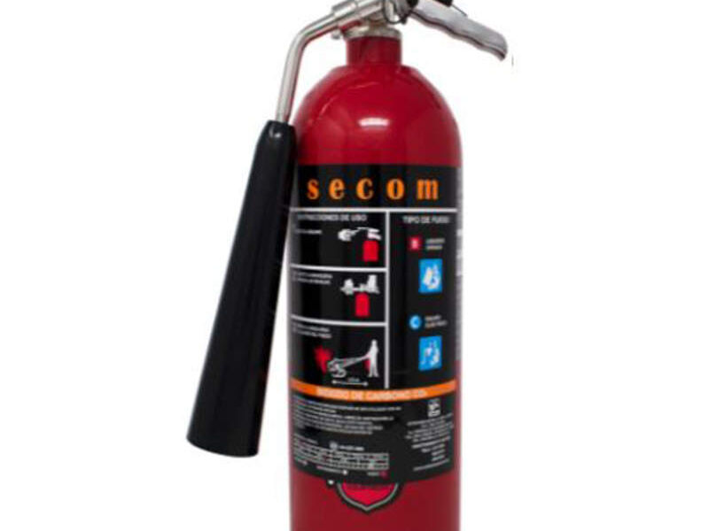 Extintor CO2 Tipo BC 2.3 kg México