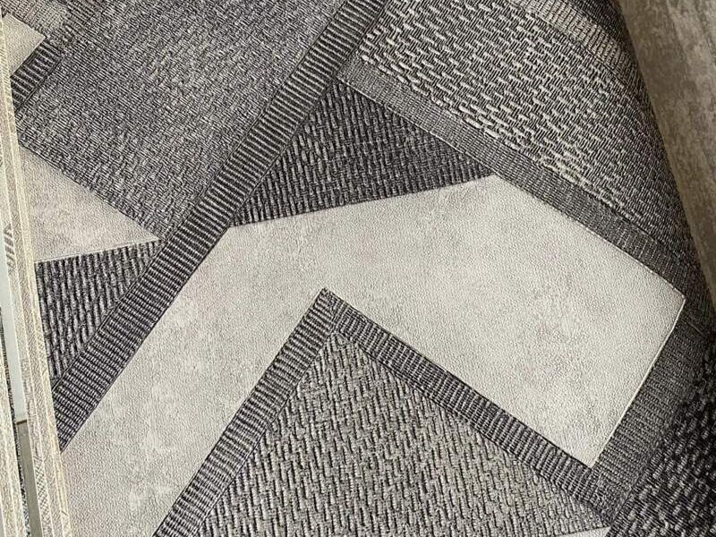 Papel Tapiz Gris Blanco Mexicali
