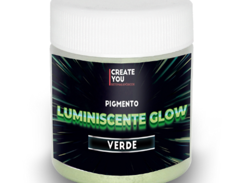Pigmento luminiscente glow verde Puebla