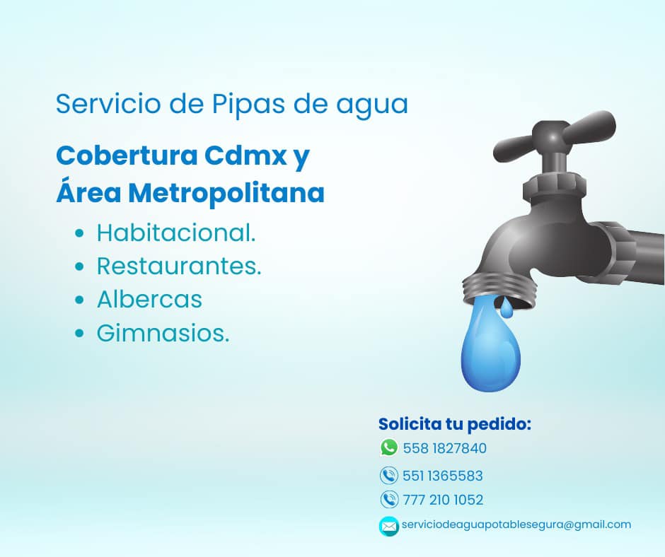 Servicio de agua Mexico