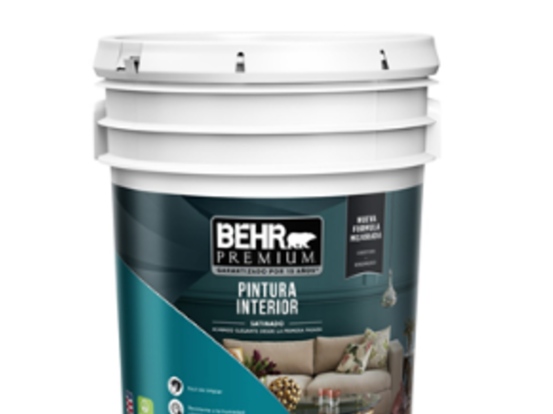 Pintura Interior Satinado Azul Ensenada