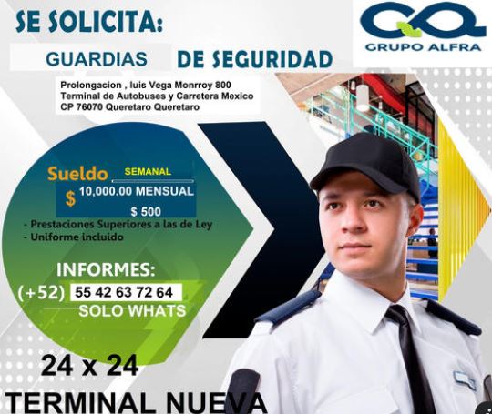 Guardias de seguridad Mexico