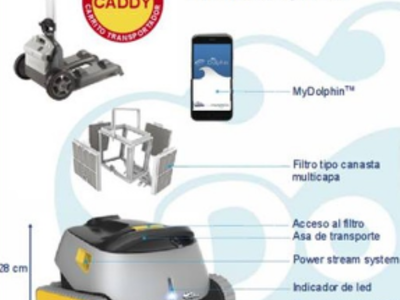 Robot limpia albercas Dolphin 40 México