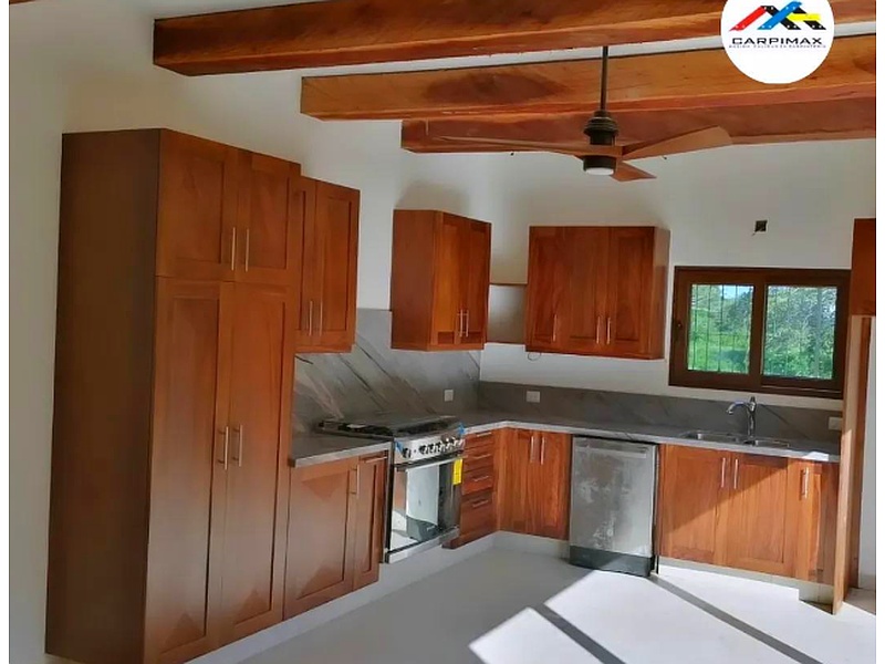 Cocina rustica en L Carpimax Carpinteria PV México