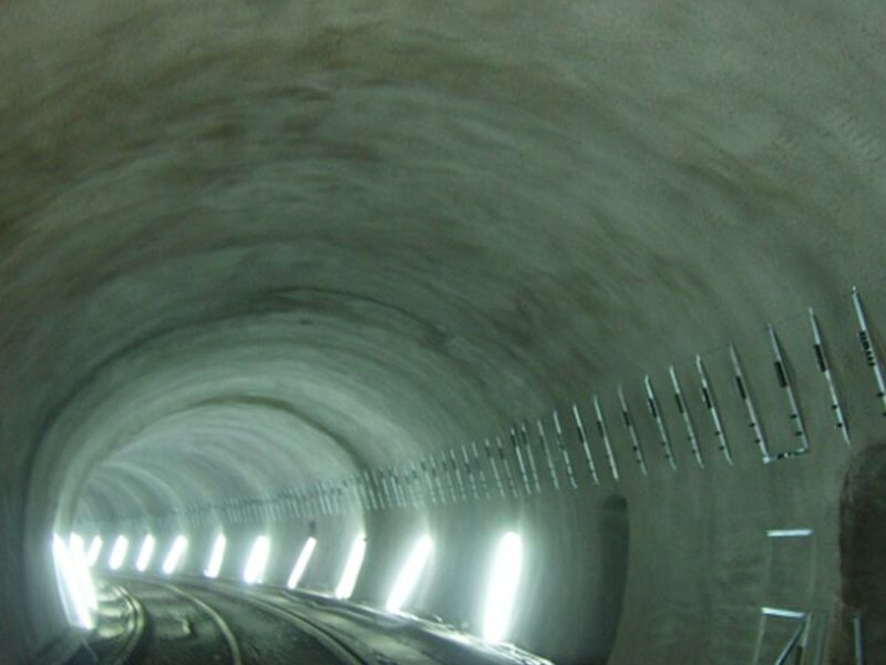 Túnel hormigón Guadalajara