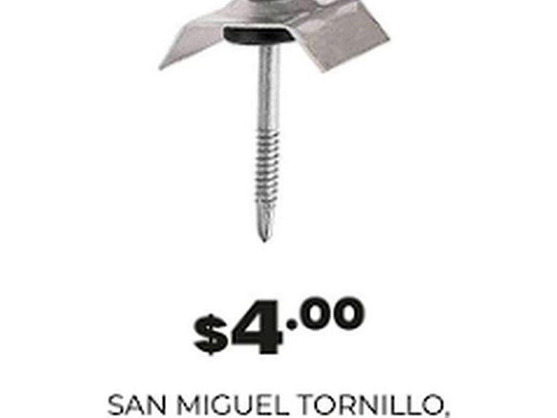 Tornillo para teja México