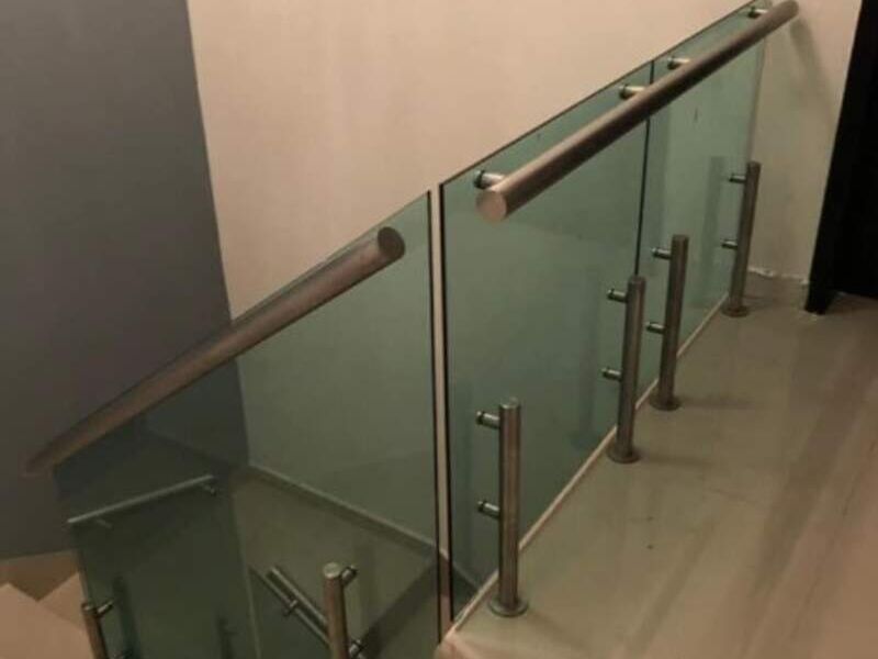 Escalera de vidrio templado Los Mochis