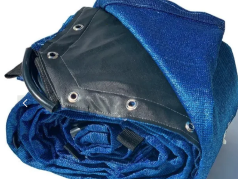 Malla Sombra Reforzada Azul México