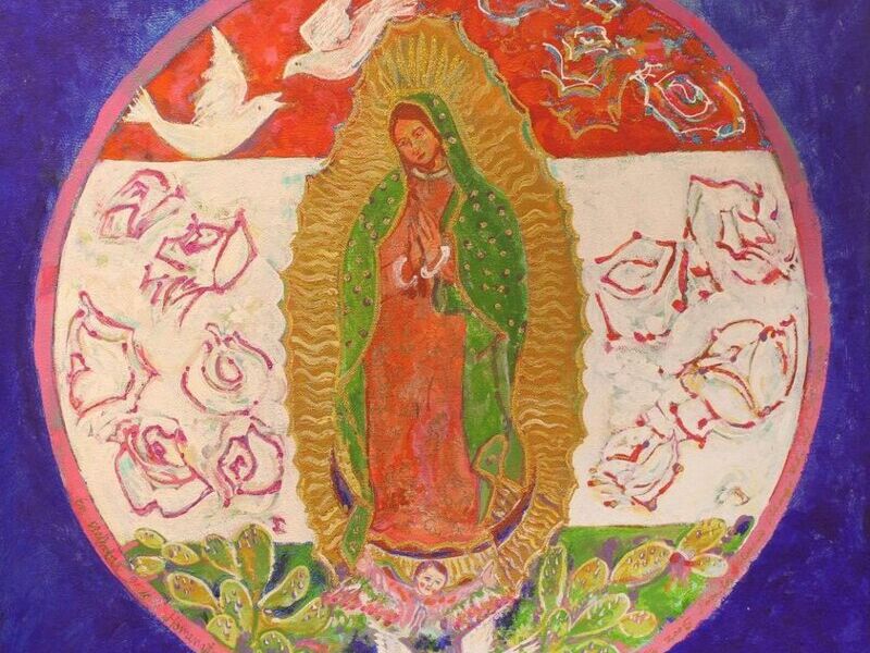 Cuadro Decorativo Virgen Oaxaca