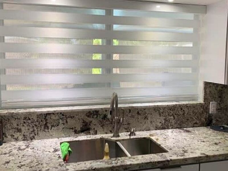 Persiana cocina blanca Mexico
