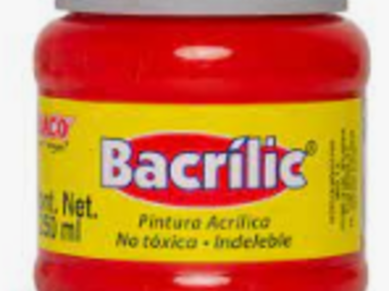 Pintura Acrílica Roja  Ensenada