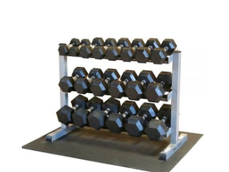 Rack set 10 mancuernas hexagonales Mexico