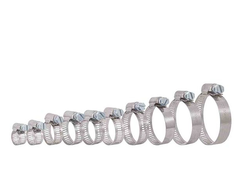 Abrazaderas reforzadas Fiero de acero inoxidable de 3/8” a 1-1/2