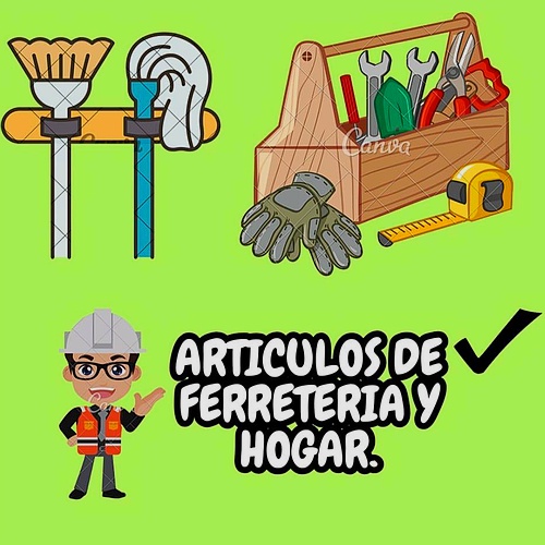 Articulos de ferreteria y hogar