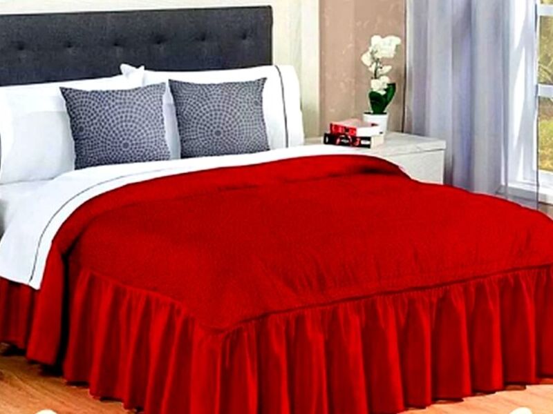 Colcha Ultrasuave Roja Mexico