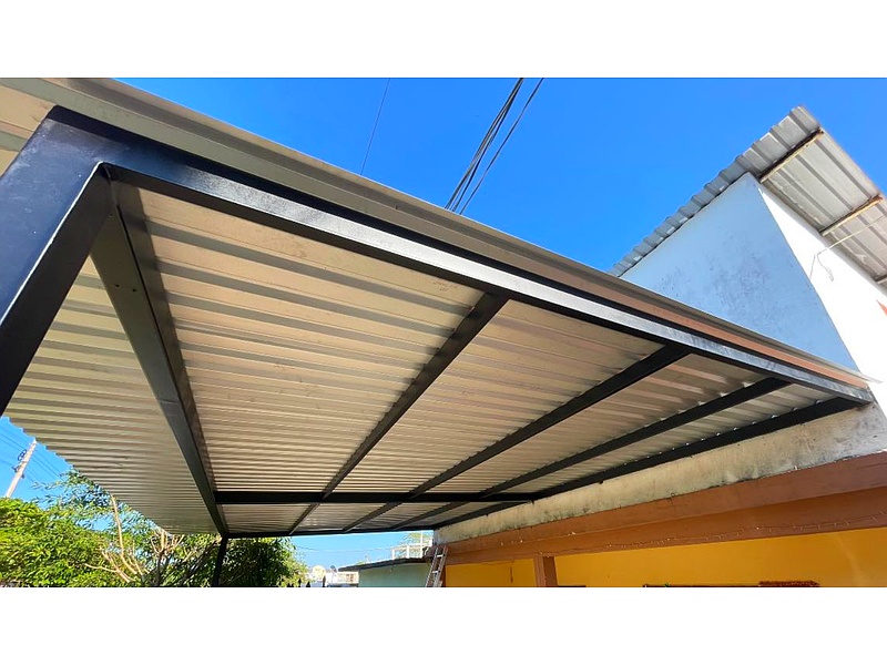Estructura de Techo con Lámina, Villahermosa