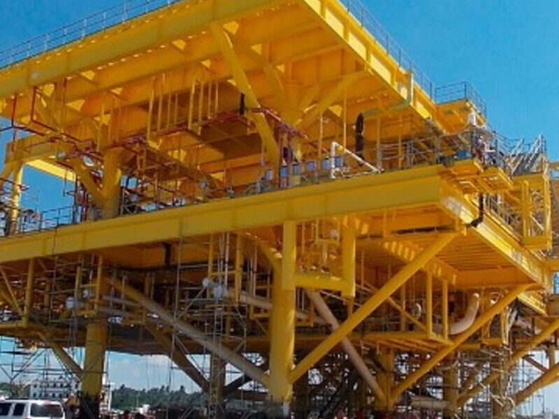 Obra estructural en Campeche