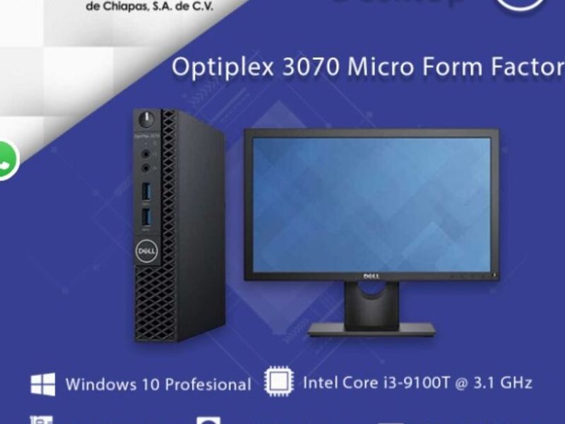 Computadora Optiplex 3070 Micro Form Mexico