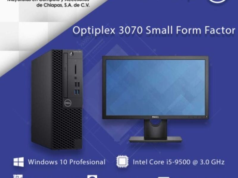 Computadora Optiplex 3070 Small Form Mexico
