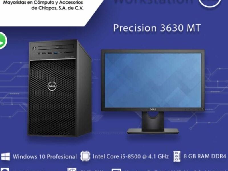 Workstation DELL Precision 3630 MT Mexico