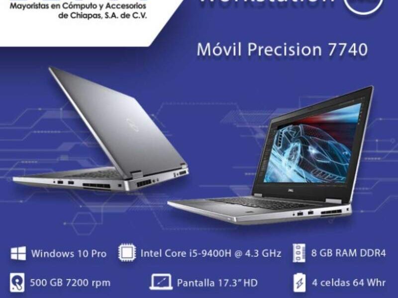 Workstation DELL Móvil Precision 7740 Mexico
